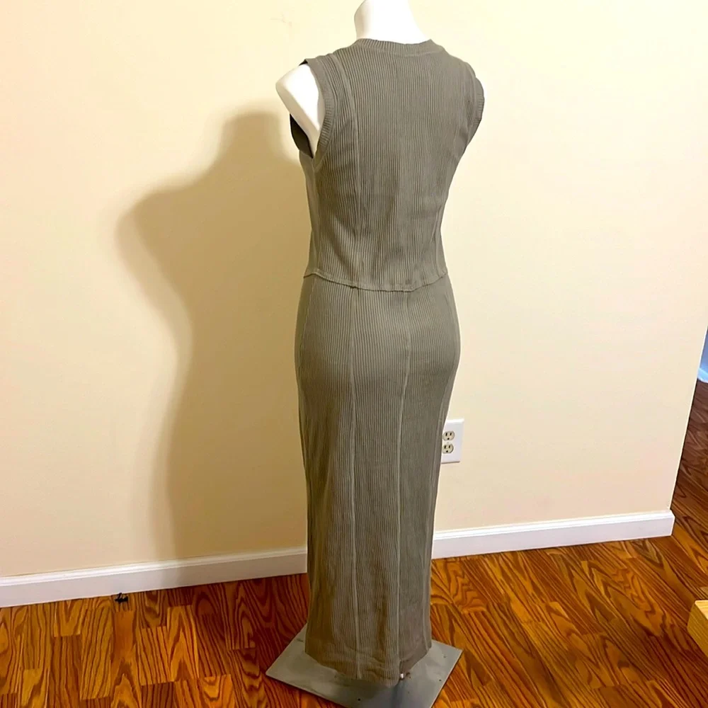 Free people Rib Knit Midi dress size S women NWOT